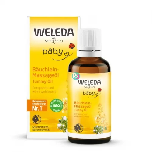 Weleda Almond massage oil for baby's belly 50m